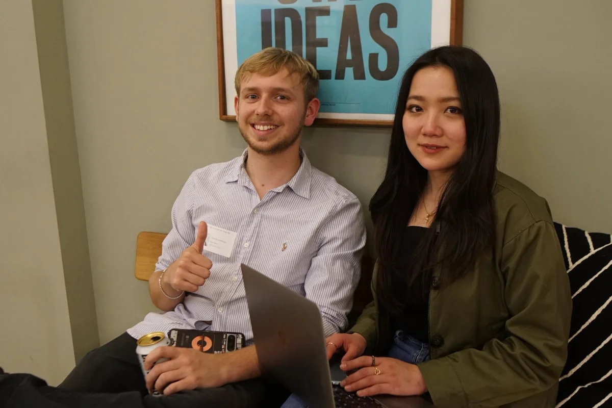 Tom and Phoebe, Rowbo's founders